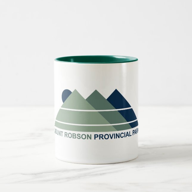 Mount Robson Provincial Park Mountain Zweifarbige Tasse (Mittel)