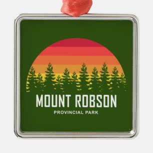 Mount Robson Provincial Park Ornament Aus Metall