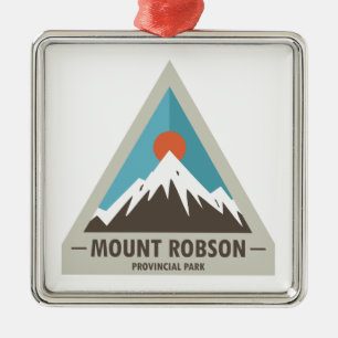 Mount Robson Provincial Park Ornament Aus Metall