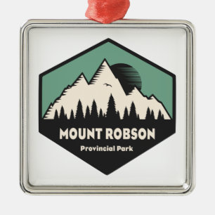 Mount Robson Provincial Park Ornament Aus Metall