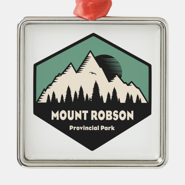 Mount Robson Provincial Park Ornament Aus Metall (Vorne)