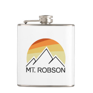 Mount Robson Retro Flachmann