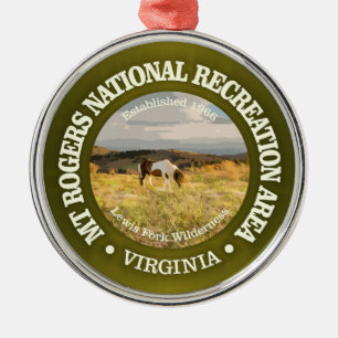 Mount Rogers NRA Ornament Aus Metall