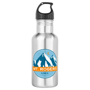 Mount Rogers Virginia Stars Moon Edelstahlflasche