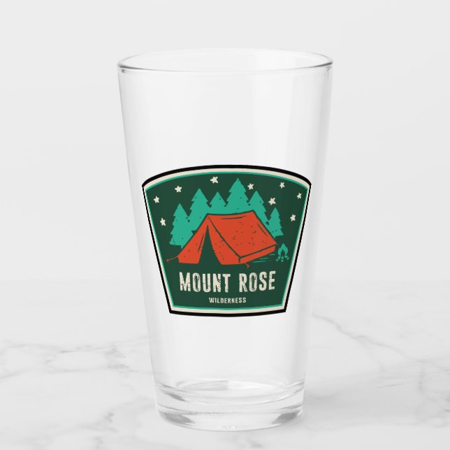 Mount Rose Wilderness Nevada Camping Glas (Vorderseite)