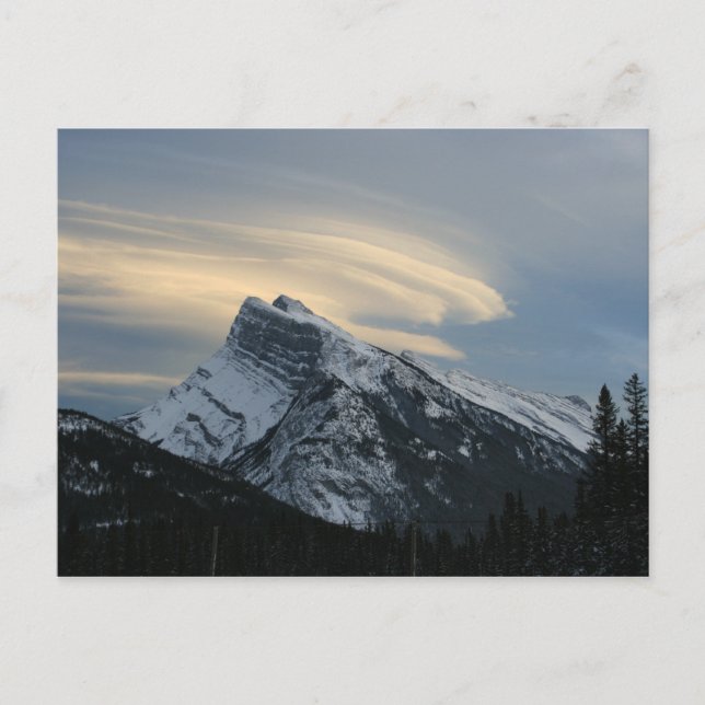 Mount Rundle Postkarte (Vorderseite)