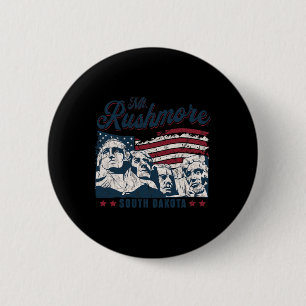 Mount Rushmore 4. Juli feiert USA-Flagge Mt Button