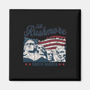 Mount Rushmore 4. Juli feiert USA-Flagge Mt Magnet
