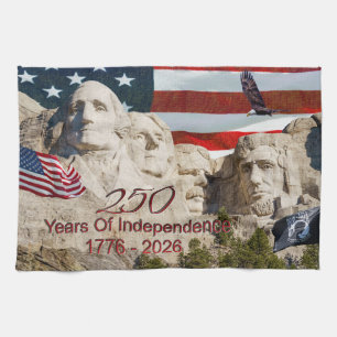 Mount Rushmore America 250 Küchentuch