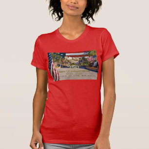 Mount Rushmore Avenue Of Flags Semiquincentennial T-Shirt