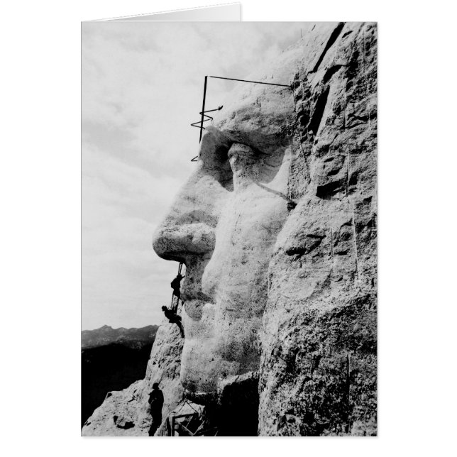 Mount Rushmore Bau von George Washington (Vorne)