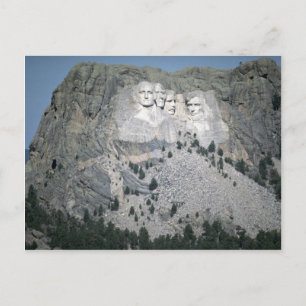 Mount Rushmore, Black Hills, South Dakota, USA Postkarte
