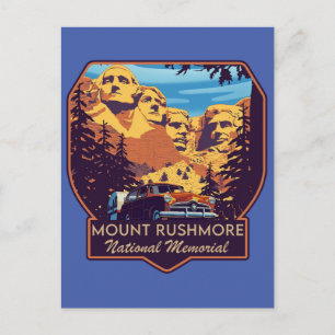 Mount Rushmore National Memorial Postkarte