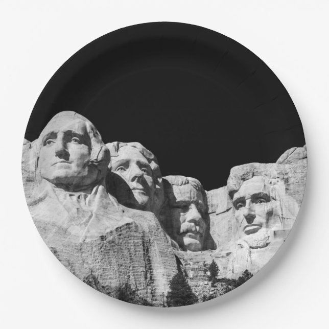 Mount Rushmore National Memorial South Dakota Pappteller (Vorderseite)