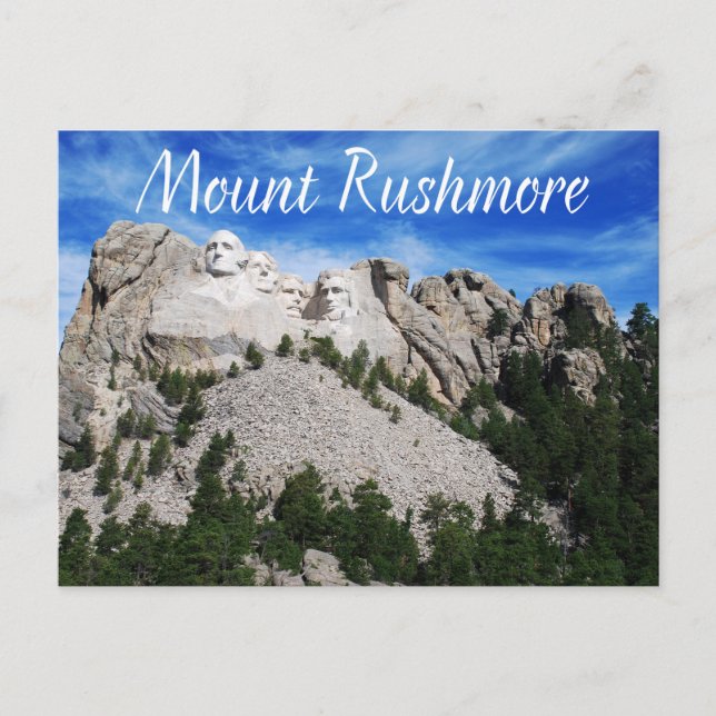 Mount Rushmore National Memorial South Dakota USA Postkarte (Vorderseite)