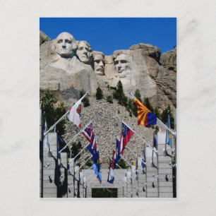 Mount Rushmore National Memorial Souvenir Postkarte
