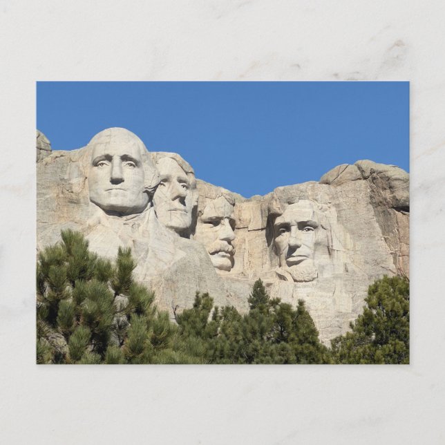 Mount Rushmore Postkarte (Vorderseite)