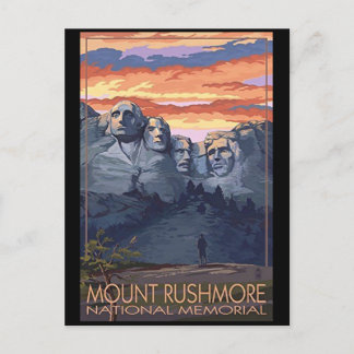 Mount Rushmore Postkarte
