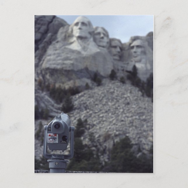 Mount Rushmore Postkarte (Vorderseite)