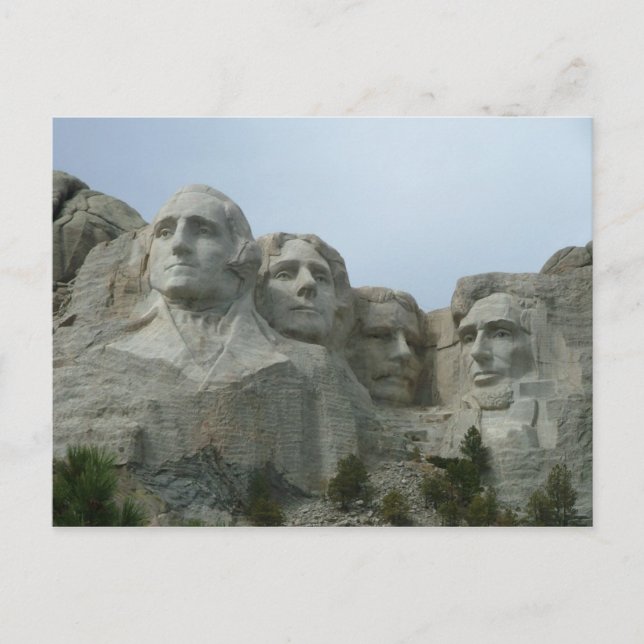 Mount Rushmore Postkarte (Vorderseite)