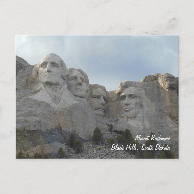 Mount Rushmore Postkarte (Vorderseite)