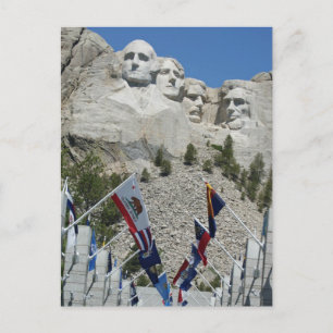 MOUNT RUSHMORE PRÄSIDENTEN MEMORIALISIEREN SÜDDAKO POSTKARTE