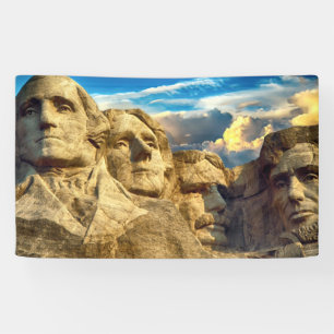 Mount Rushmore Präsidentendenkmal Banner