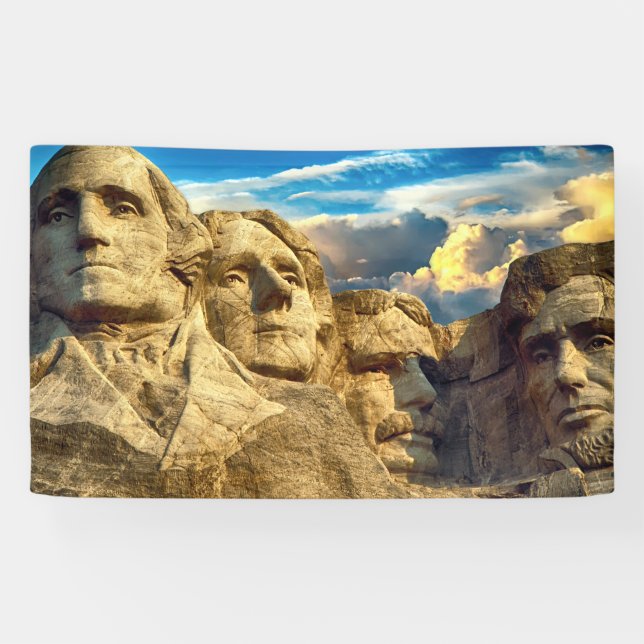 Mount Rushmore Präsidentendenkmal Banner (Horizontal)