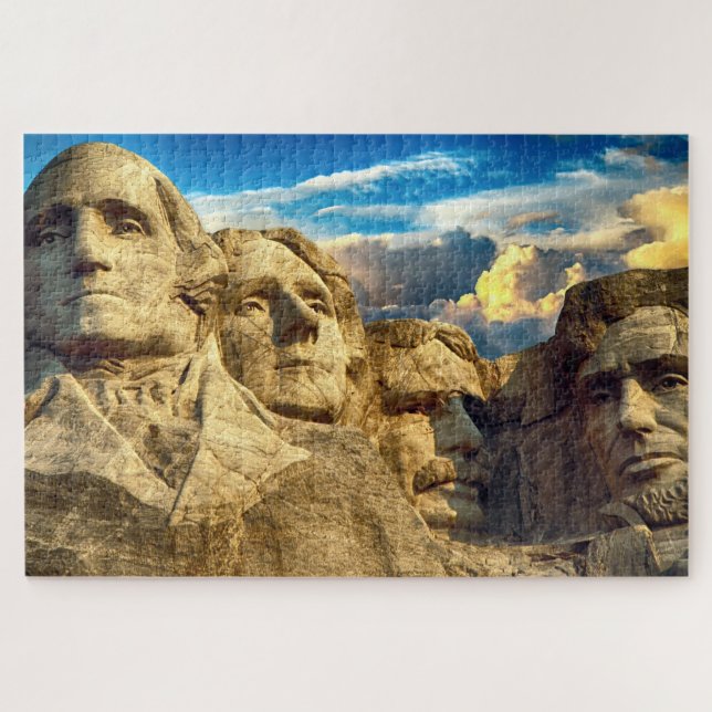 Mount Rushmore Presidential Puzzle (Horizontal)