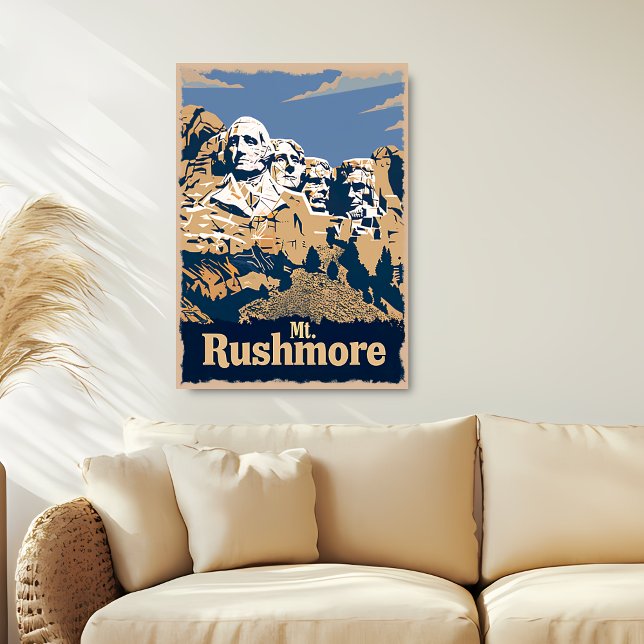 Mount Rushmore Reiseplakat Poster (Von Creator hochgeladen)