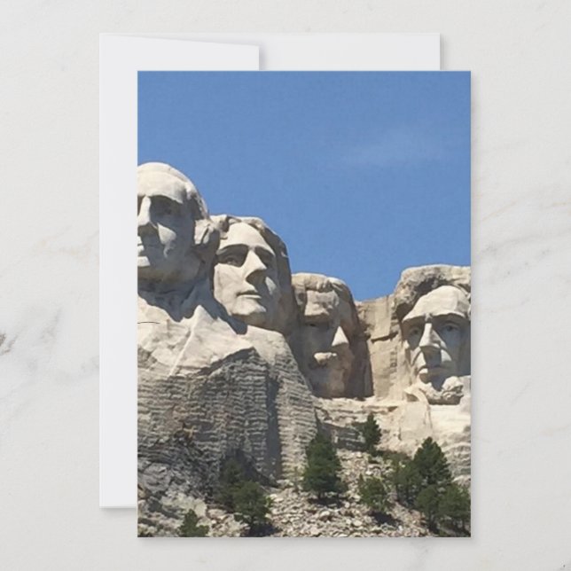 Mount Rushmore Save The Date (Vorderseite)