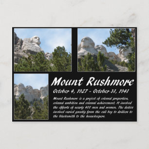 Mount Rushmore Serie #3 Postkarte