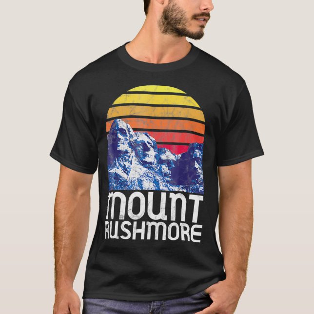 Mount Rushmore Shirt Black Hills Süd Dakota Nati (Vorderseite)