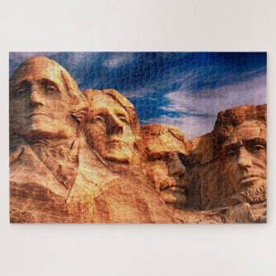 Mount Rushmore Skulptur Monument Wahrzeichen Puzzle