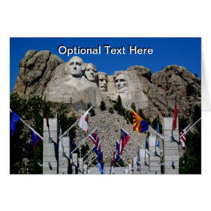 Mount Rushmore South Dakota Flag Souvenir