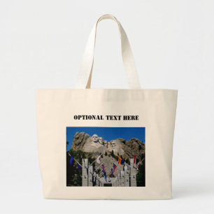 Mount Rushmore South Dakota Flag Souvenir Jumbo Stoffbeutel