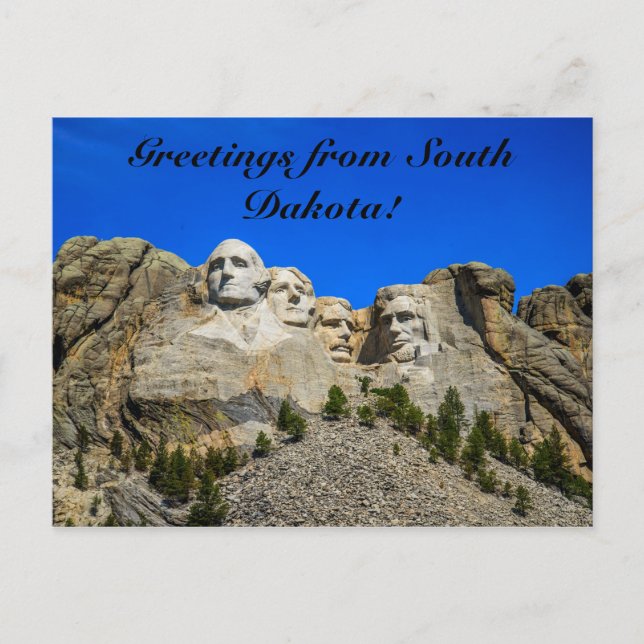 Mount Rushmore, South Dakota Postkarte (Vorderseite)