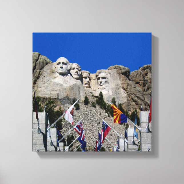 Mount Rushmore South Dakota Souvenir Leinwanddruck (Vorderseite)