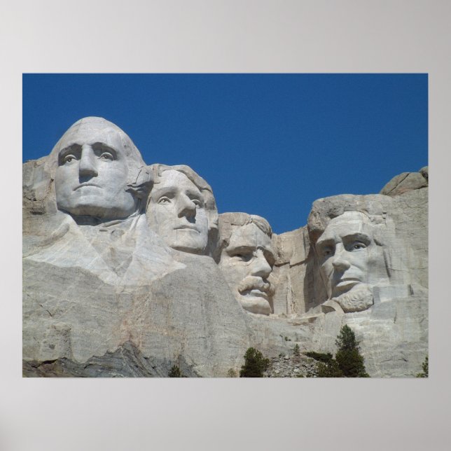 Mount Rushmore, South Dakota, US-Präsidenten Poster (Vorne)
