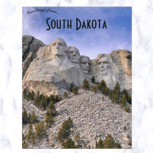 Mount Rushmore South Dakota USA Postkarte