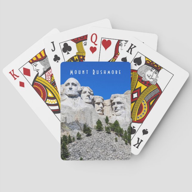 Mount Rushmore Spielkarten (Rückseite)