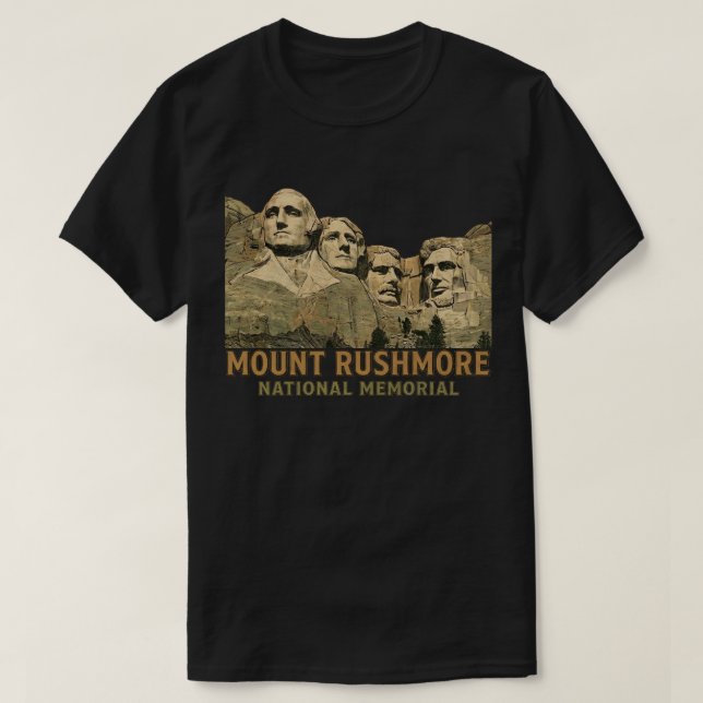 Mount Rushmore T-Shirt (Design vorne)