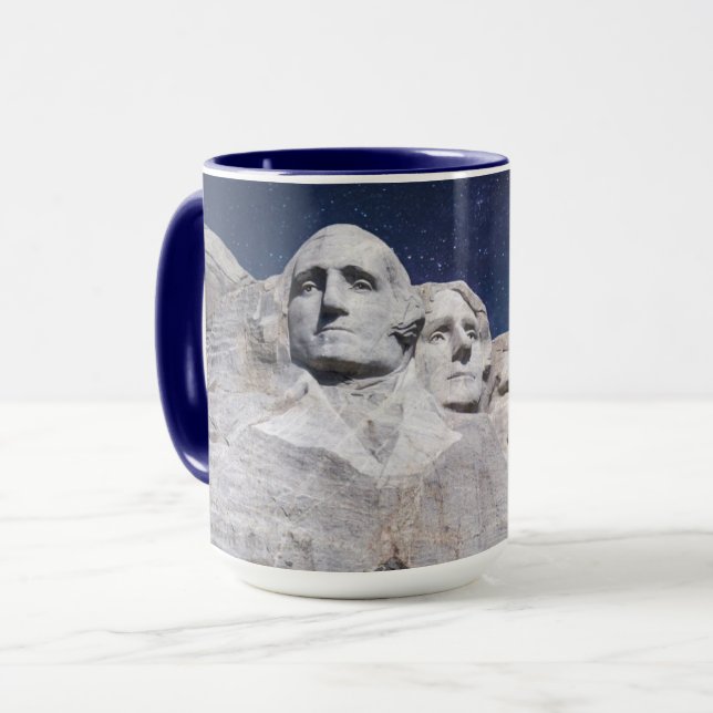 Mount Rushmore Timelapse Sky Tasse (Vorderseite Links)