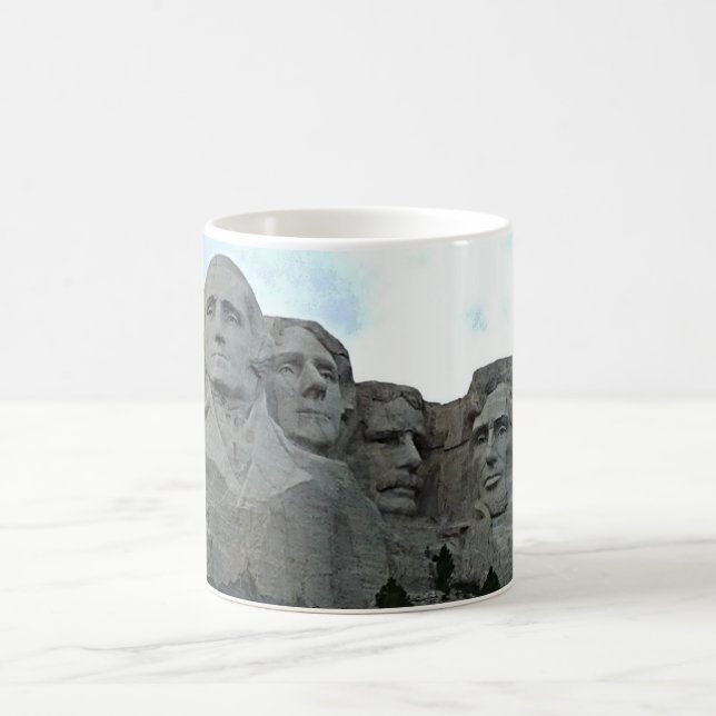 Mount Rushmore Tribute Liebe Kaffeetasse (Mittel)