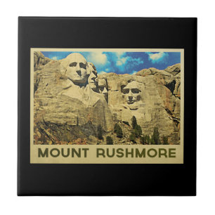 Mount Rushmore Vintag Fliese