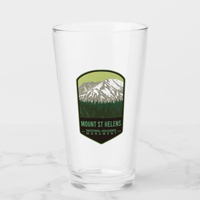 Mount Saint Helens National Volcanic Denkmal Glas (Vorderseite)