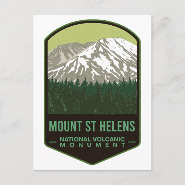 Mount Saint Helens National Volcanic Denkmal Postkarte (Vorderseite)