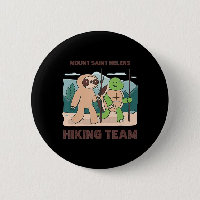 Mount Saint Helens Wanderteam Bergwanderung Expedi Button (Vorderseite)