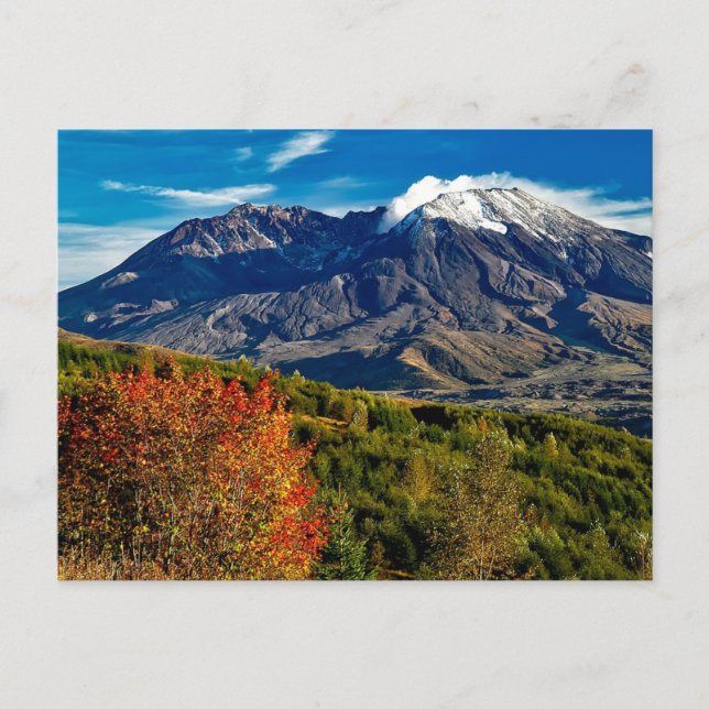 Mount Saint Helens, Washington Postkarte (Vorderseite)