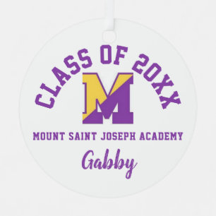 Mount Saint Joseph Academy Weihnachten Ornament Aus Metall